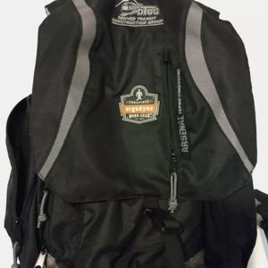 Ergodyne Tenacious Work Gear Arsenal Black Jobsite Tool Backpack w/Logo